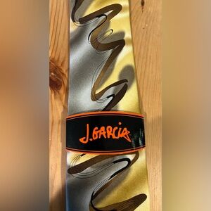 NWT J. Garcia Silk Tie “Floating Planes” Limited Edition Rare Multicolor Gold